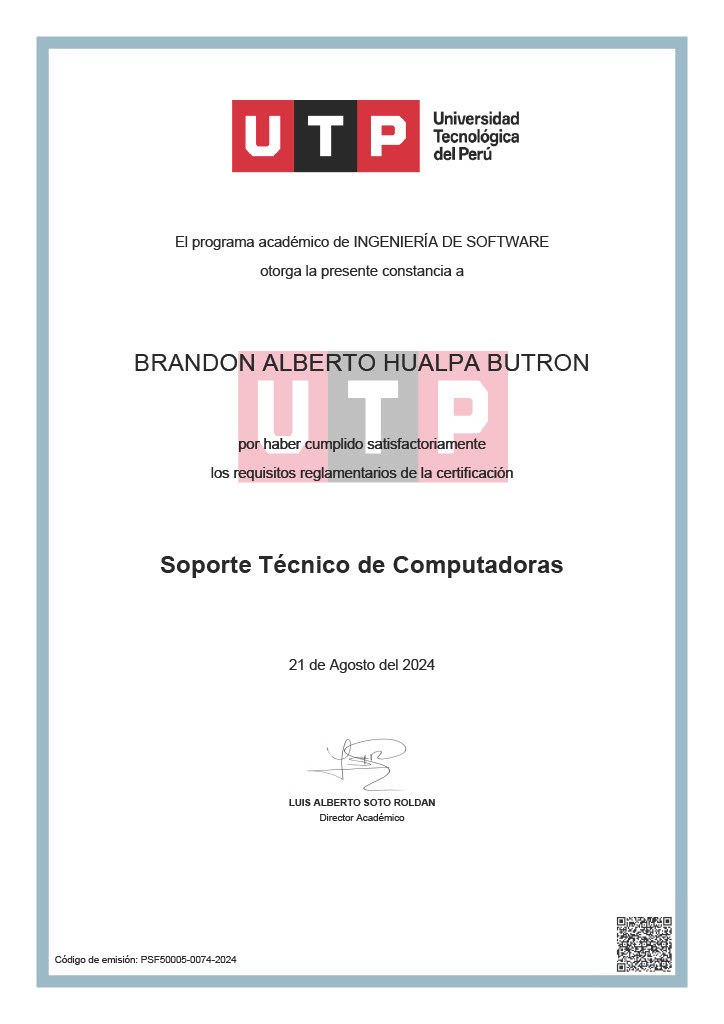 Soporte Técnico de Computadoras
