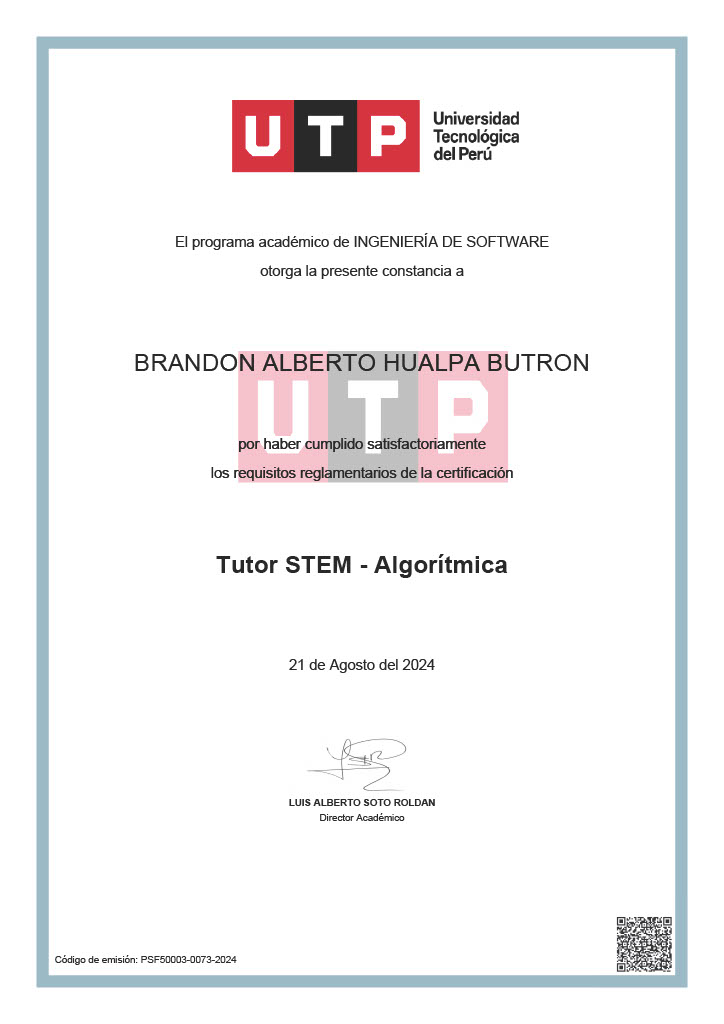 Tutor STEM - Algoritmica
